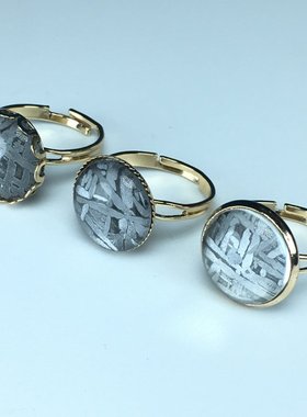 真理陨工男女陨石铁陨石戒指新款