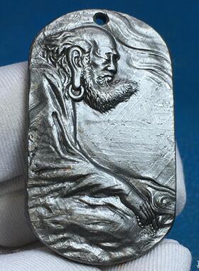 【真理陨工】阿勒泰陨铁陨石悟道意境禅意天铁吊坠护身天然饰品