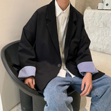 910A-Y227港风春秋新款帅气纯色休闲外套上衣男士西服，男装西服，星座910A