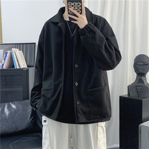 910A 413 港风 男士宽松呢子外套图片