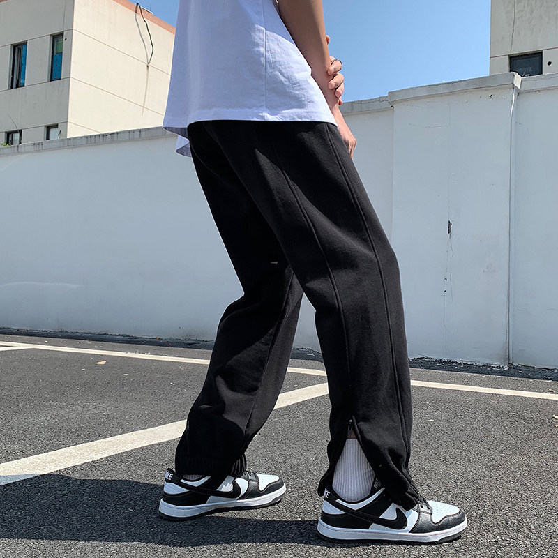 910A新款男士宽松直筒百搭休闲束脚裤,男装休闲裤,星座910A