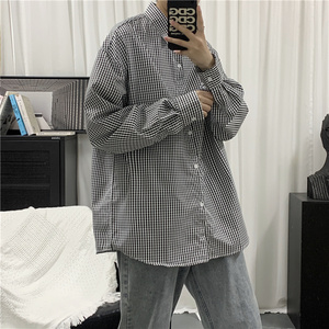 910A-922港风流行衬衣条纹帅气男士衬衫图片