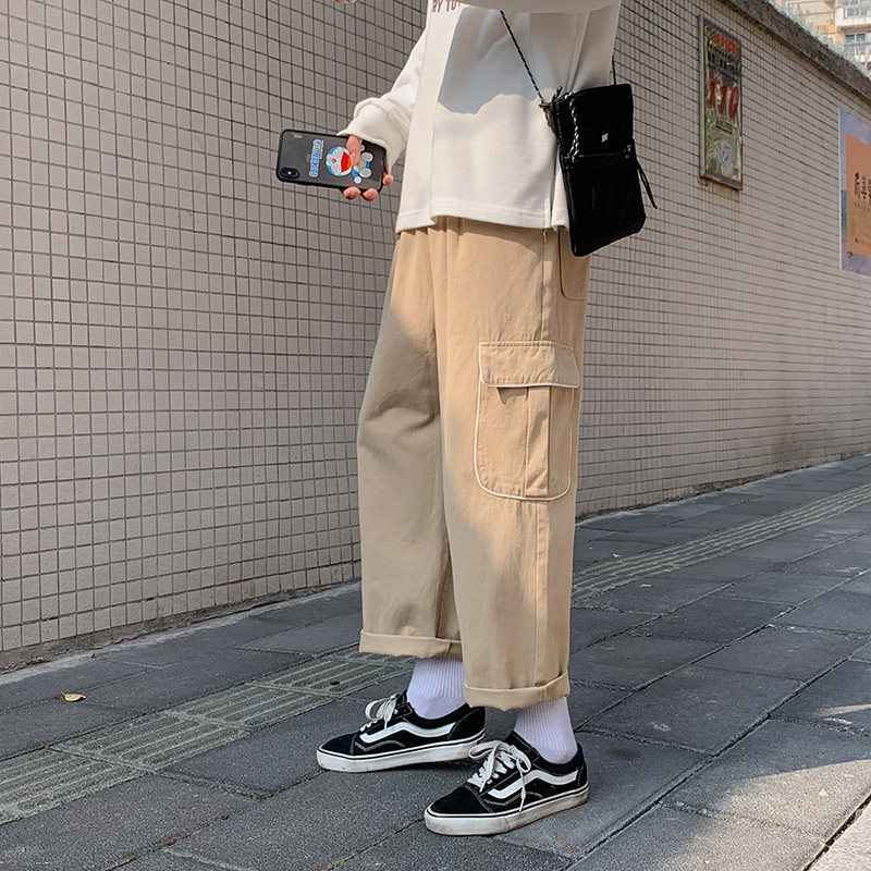 910A-601-P40春秋季新款宽松直筒休闲裤,男装休闲裤,星座910A