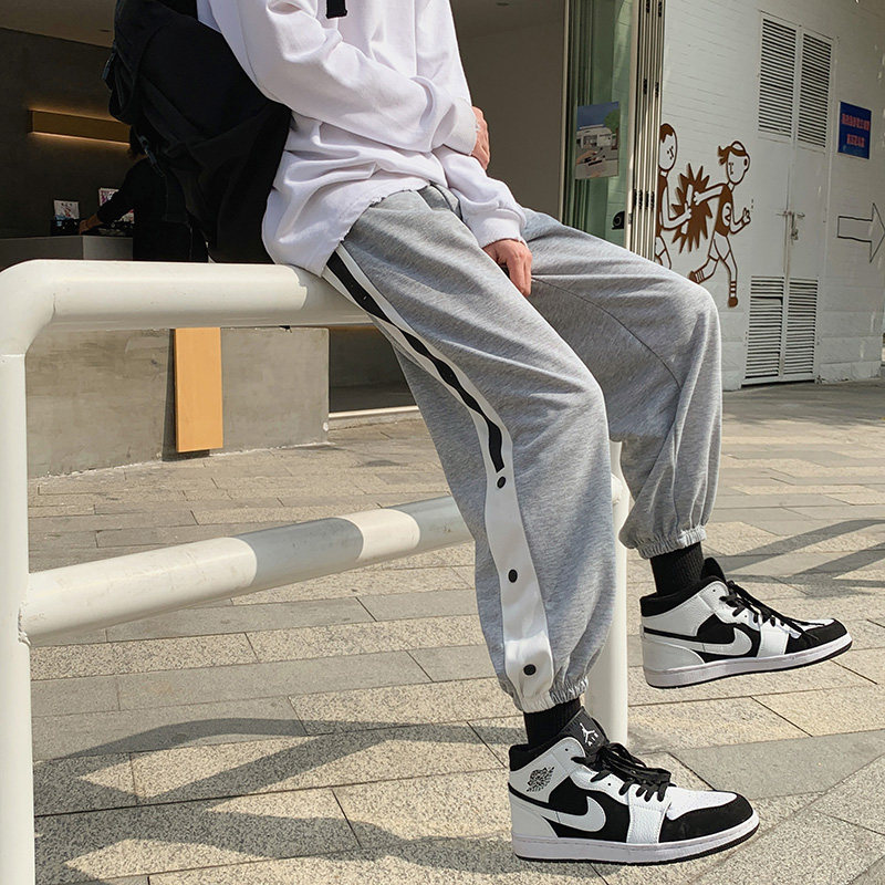 910A-093港风青春免烫口袋长裤男士休闲裤,男装休闲裤,星座910A