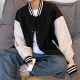 910A-W8830港风春秋拼接夹克外套棒球服休闲上衣，男装夹克，星座910A
