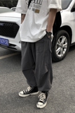 2021秋装新款韩版休闲复古工装裤街头直筒运动裤男kz001，男装休闲裤，星座910A