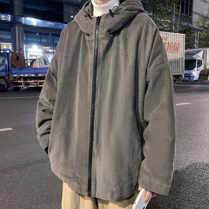 910A W1010 秋季男士灯芯绒宽松休闲外套夹克图片