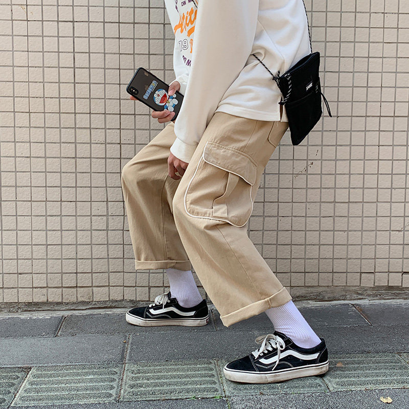 910A-601-P40春秋季新款宽松直筒休闲裤,男装休闲裤,星座910A