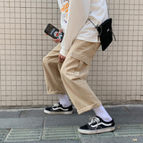 910A-601-P40春秋季新款宽松直筒休闲裤，男装休闲裤，星座910A