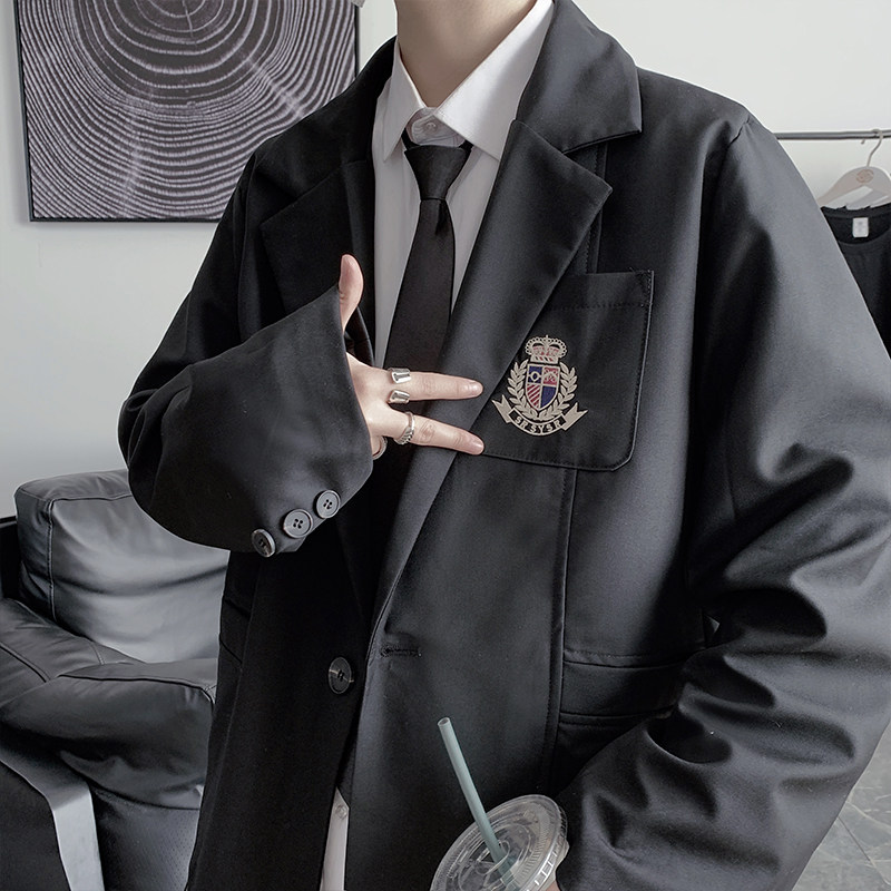 910A-W1019港风春秋西装西服jk情侣上衣,男装西服,星座910A