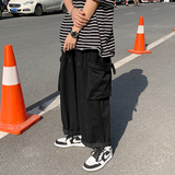 910A-608-P45出去玩季宽松直筒工装裤，男装休闲裤，星座910A