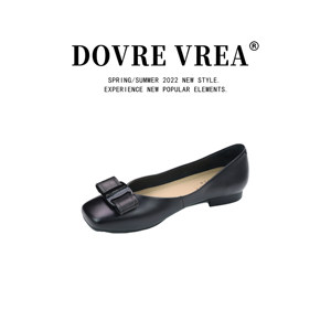 DOVRE VREA蝴蝶结软底鞋2C6608：2C6608-1