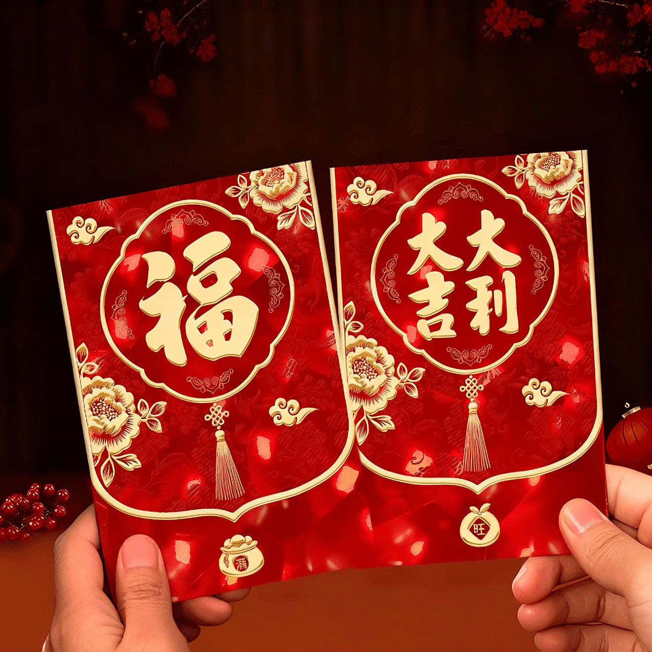 2026新款马年红包炫闪创意轻奢过年利是封加厚新年压岁红包袋