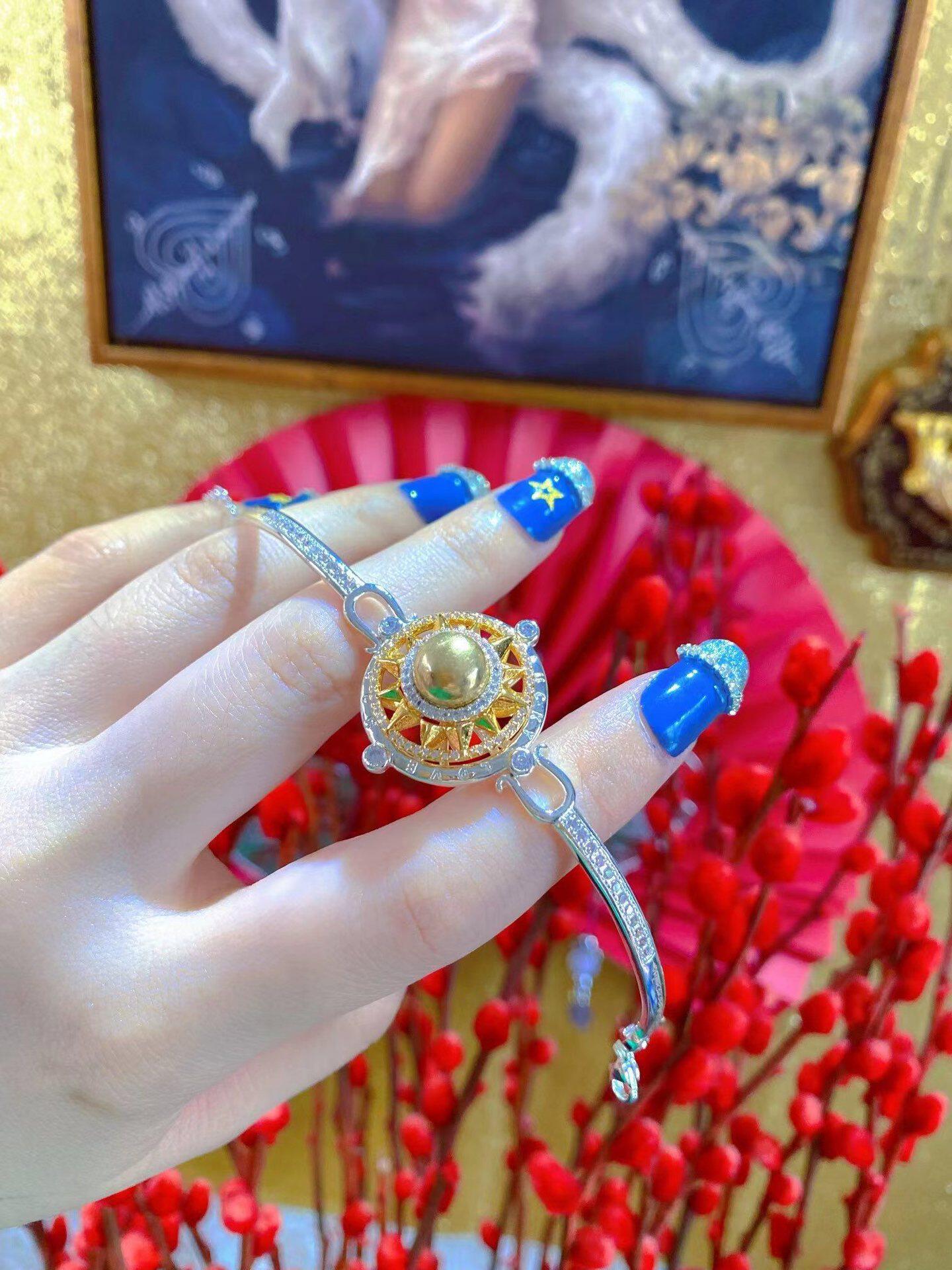 泰国佛牌 古巴习翁 龙婆史奥 水银食金手镯 佛饰手链