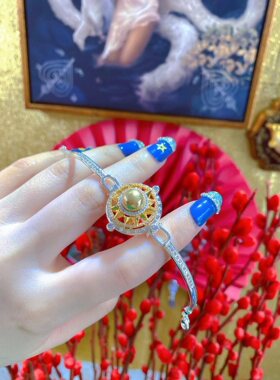 泰国佛牌 古巴习翁 龙婆史奥 水银食金手镯 佛饰手链