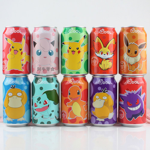 QDOL/Q抖宝可梦皮卡丘柑橘味饮料