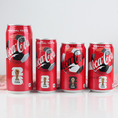 2026日本进口Coca－Cola/可口可乐FIFA足球世界杯收藏版碳酸饮料