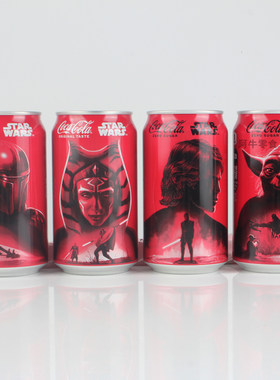 日本进口Coca－Cola/可口可乐联名星球大战收藏版碳酸饮料350ml