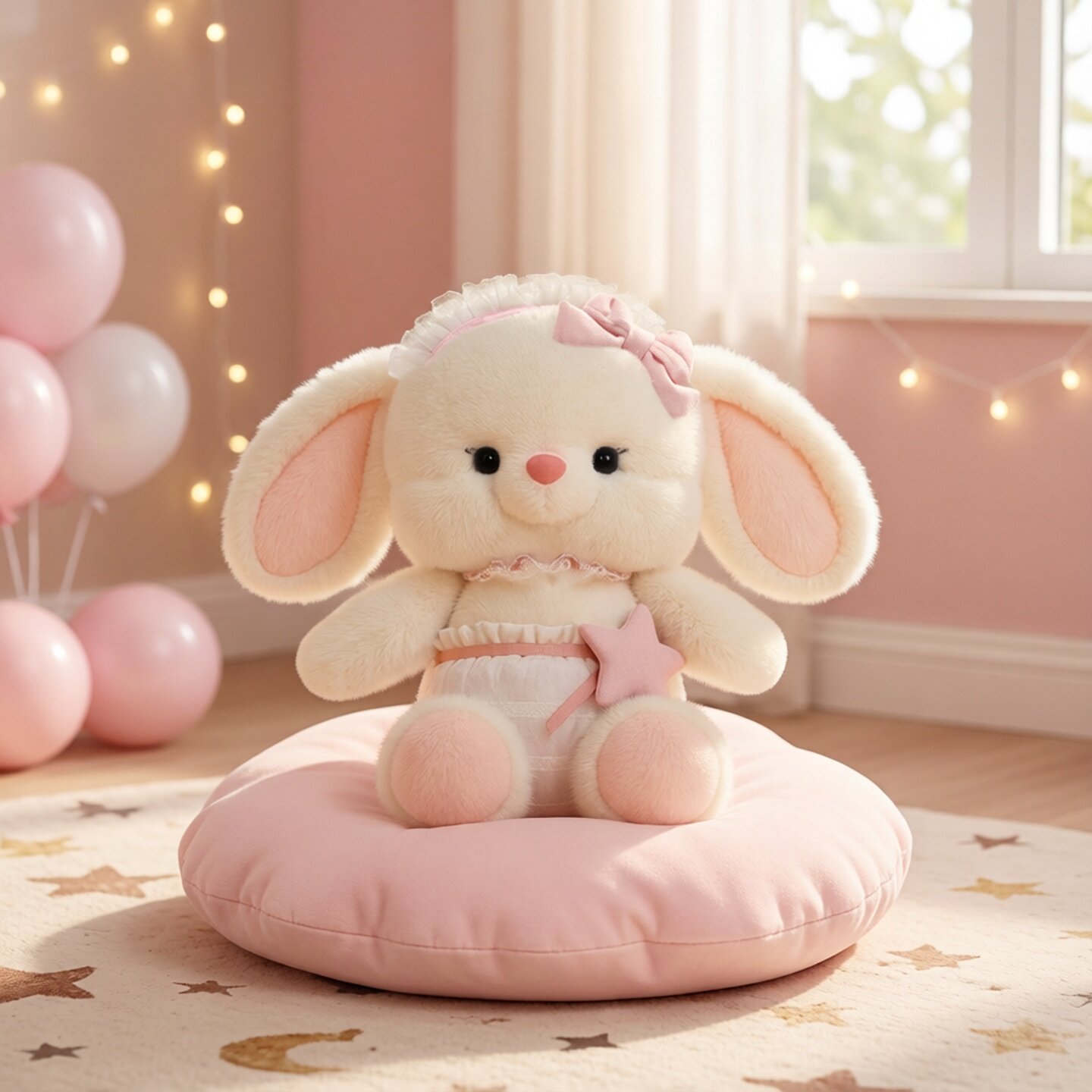 少女心可爱公仔小兔毛绒玩具睡觉抱枕女孩玩偶布娃娃生日礼物女生