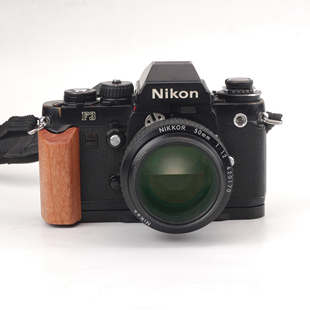 F3AF 系统F3HP 适用于Nikon尼康F3胶片相机实木手柄 阿卡快装