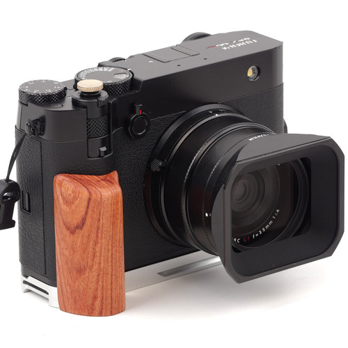 适用富士GFX100RF实木手柄  Arca快装功能保护相机，加厚握柄
