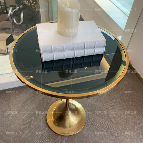 拉卡萨金属边框玻璃面圆角几
