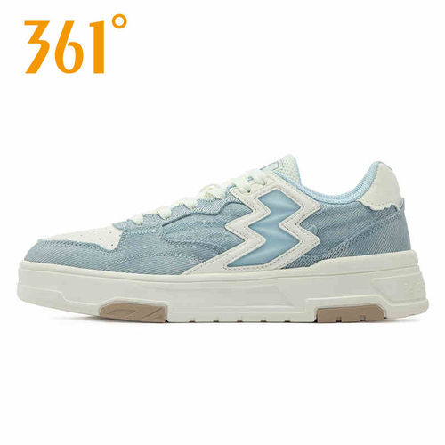 361°启航板鞋女鞋帆布鞋时尚潮休闲鞋轻便防滑运动鞋子女小白鞋F