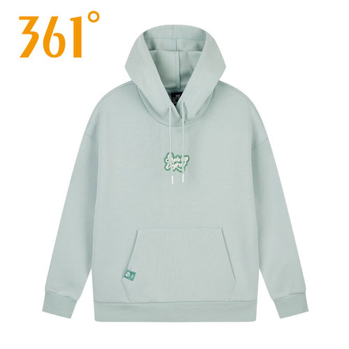 361°女装运动服2026秋季新连帽套头卫衣舒适透气长袖562419808F