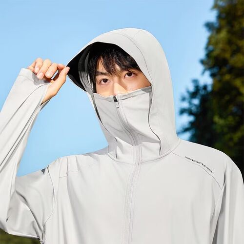 小干冰361运动防晒衣外套凉感冰丝皮肤衣夏透气速干湿态防晒服男