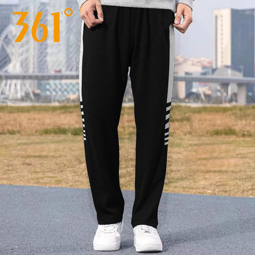 【商场同款】361运动裤男2026秋季新款针织长裤直筒裤552439003BF