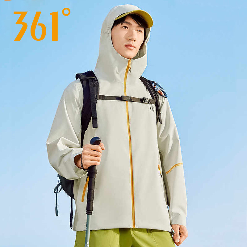 361冲锋衣男2026春季新款防风防水冲锋衣男士微宽松户外运动外套,运动服/休闲服装,运动风衣,淘宝优惠券,粉丝福利购,淘宝优惠卷