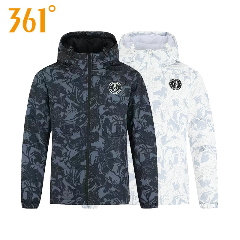 361度男士短款羽绒服外套