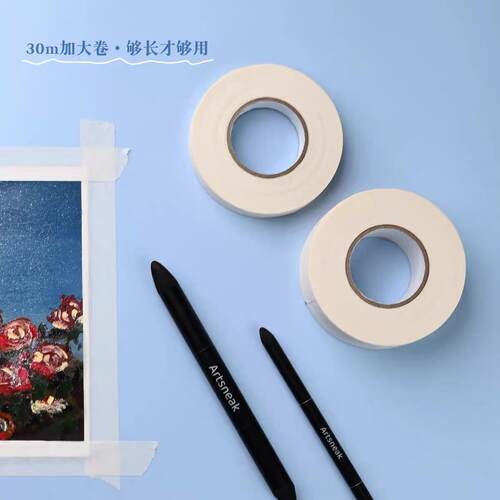 油画棒专用双o头海绵画笔套装