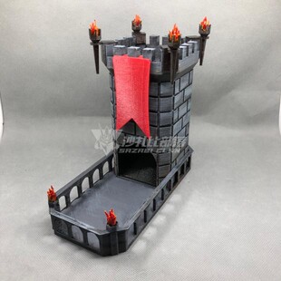 DND桌游通用道具骰子筛子塔骰塔筛塔高品质手工古堡风格设计多色