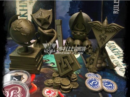 LCG卡牌用角色类指示物魔镇惊魂