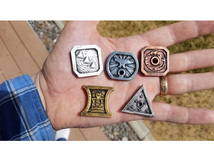 DND5e token coin代币 游戏币游戏替换币▲沙扎比部落