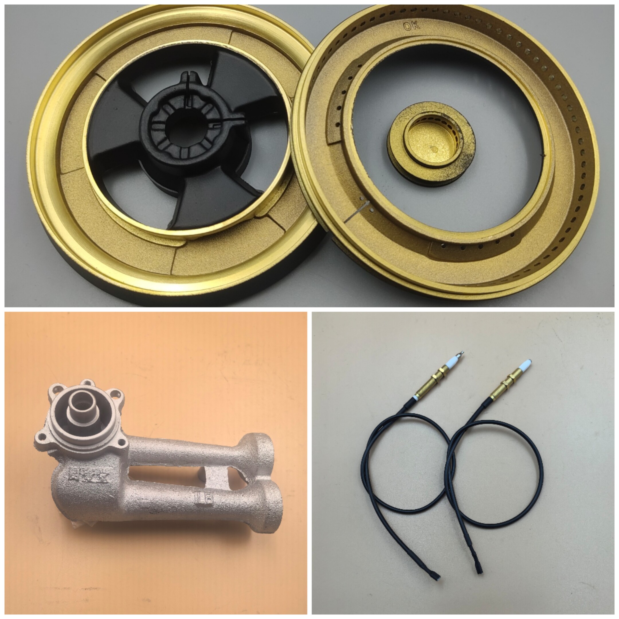 厨壹堂集成灶火盖炉头分火器点火针感应针灶头配件厨壹堂集成灶