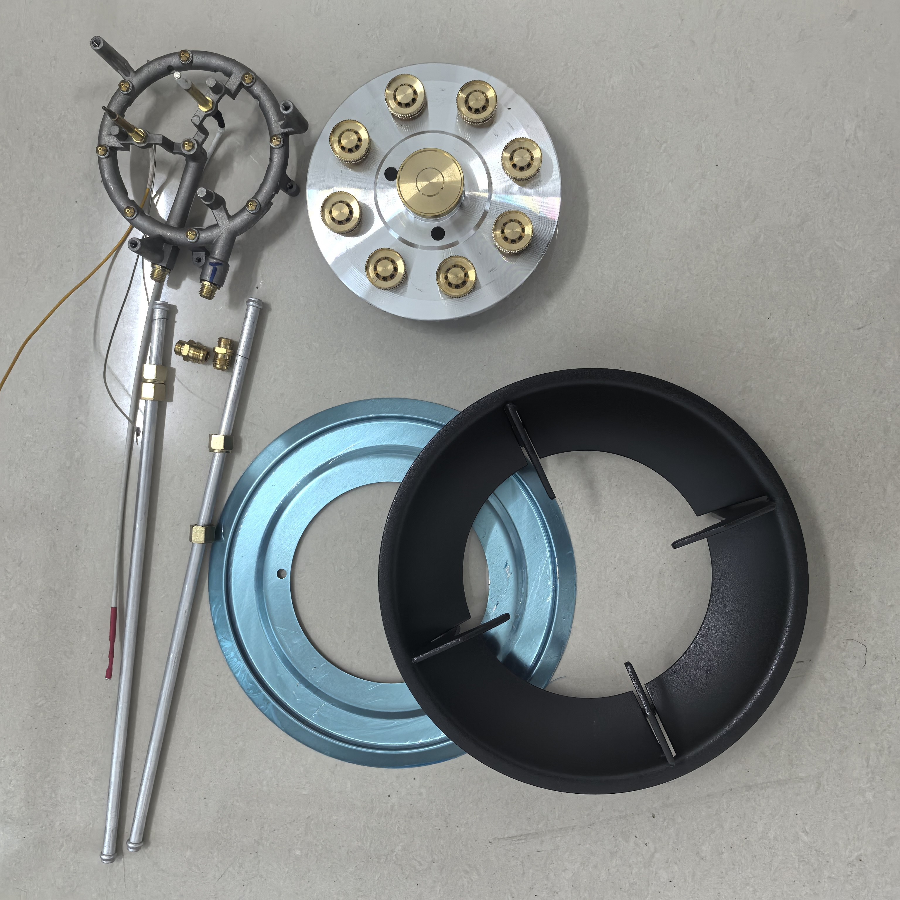 集成灶灶具改猛火灶通用配件大全炉具改九头猛火炉头火盖分火器