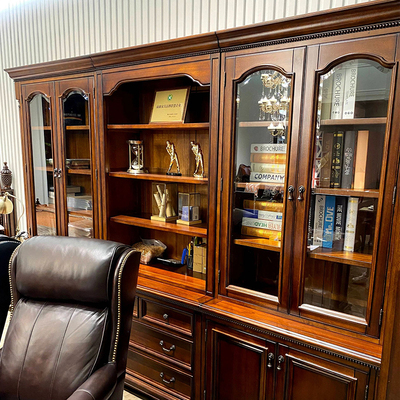 美奢书柜环保油漆大容量储物