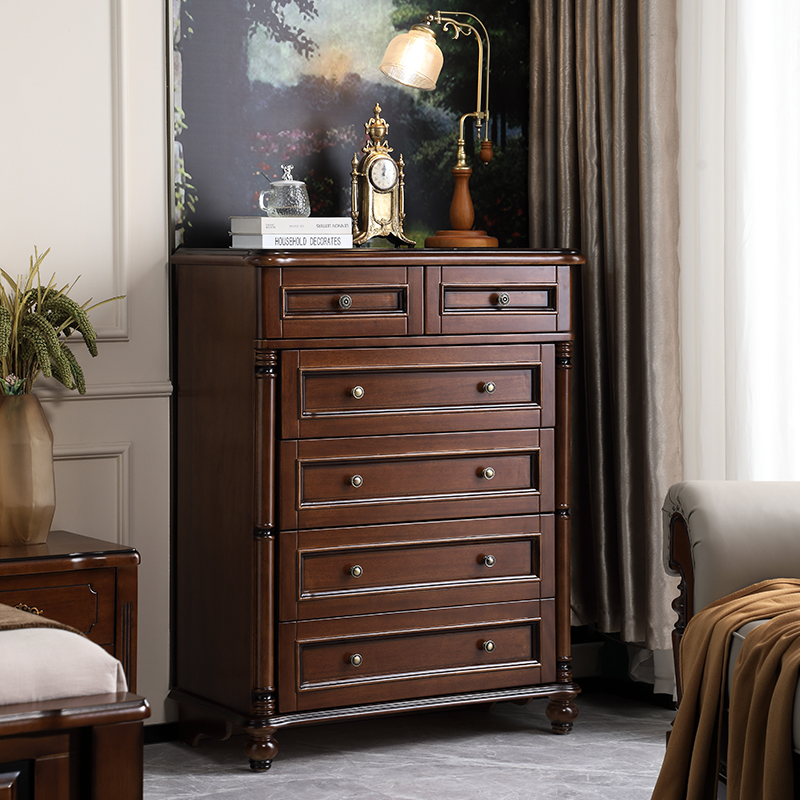 美奢黄檀木高端多抽屉斗柜