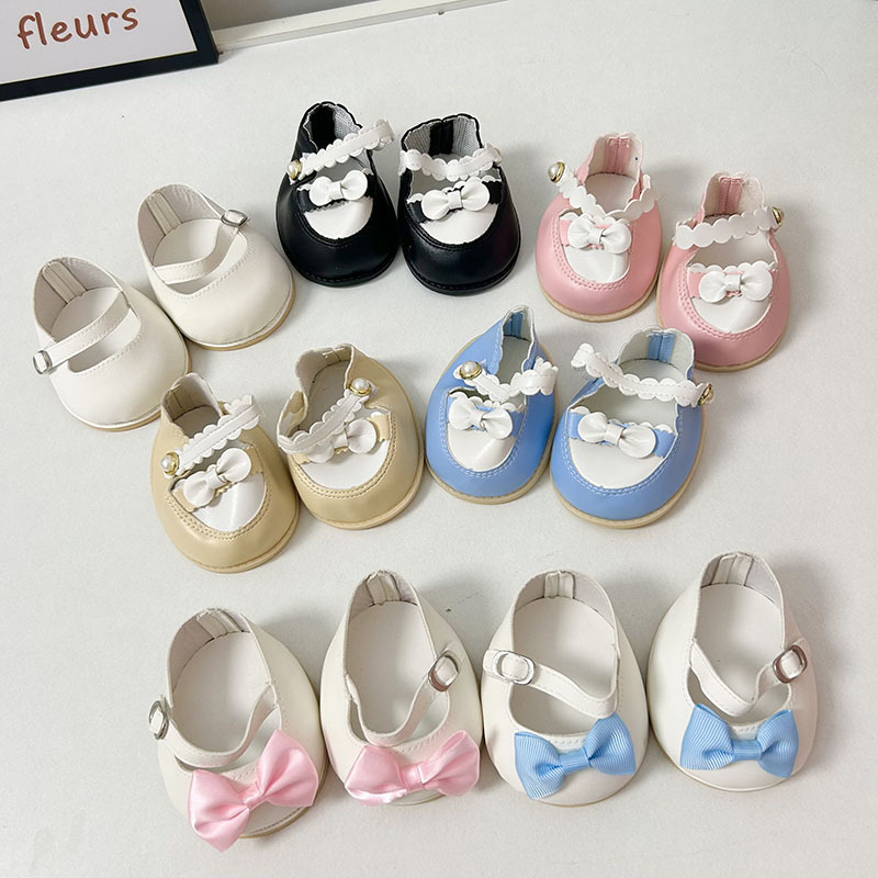 49中号莉娜关节熊公仔配件星黛露皮鞋贝儿公仔公主鞋玩偶配饰可爱