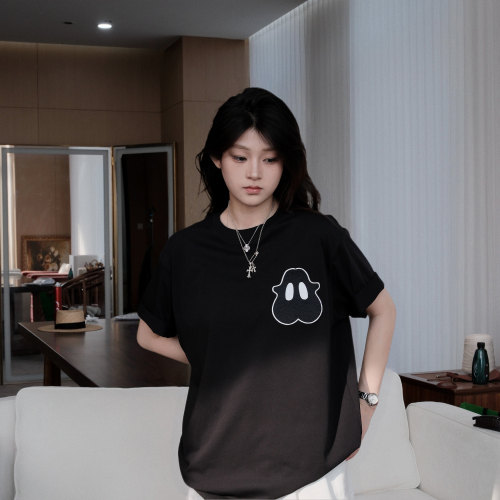 SEASONMARK怪兽刺绣圆领短袖