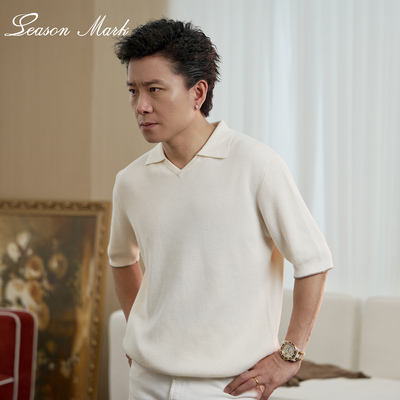 SEASONMARK【B*C同款海鸥领短袖