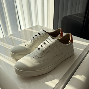 MARK新款 平底板鞋 白色休闲鞋 简约系带男士 百搭舒适小白鞋 SEASON