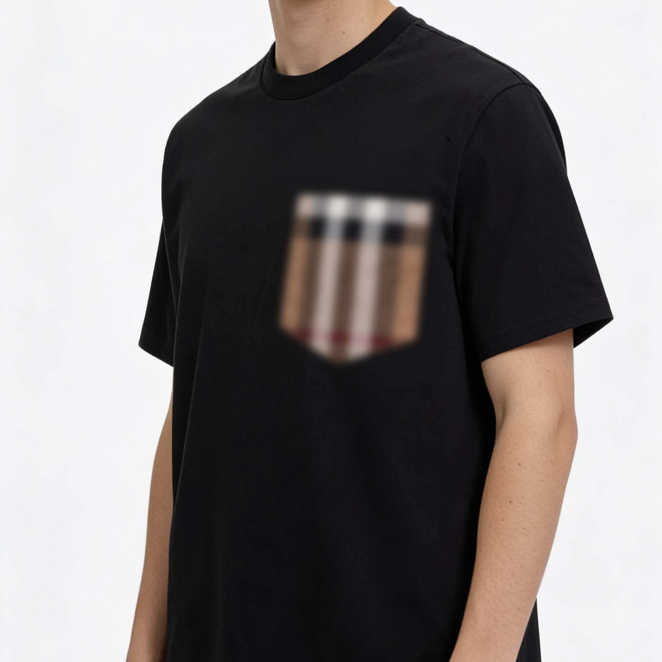 SEASON MARK「高端口袋格纹」纯色短袖休闲百搭情侣款凉感夏季T恤