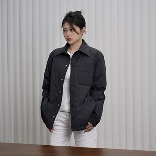 SEASON MARK轻量化纯色羽绒服百搭休闲白鹅绒保暖羽绒服外套秋冬