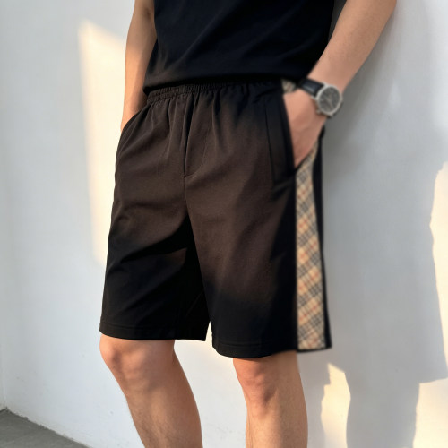 SEASONMARK格纹休闲短裤