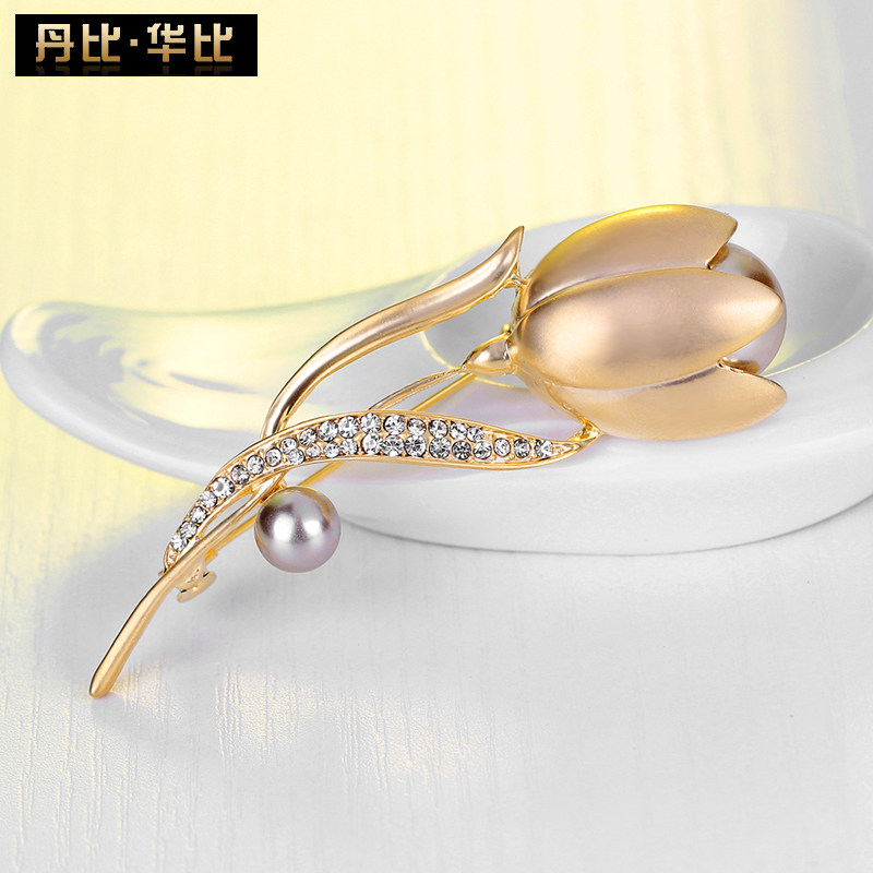 Broche femme en Zircon diamant - Ref 1179275 Image 1