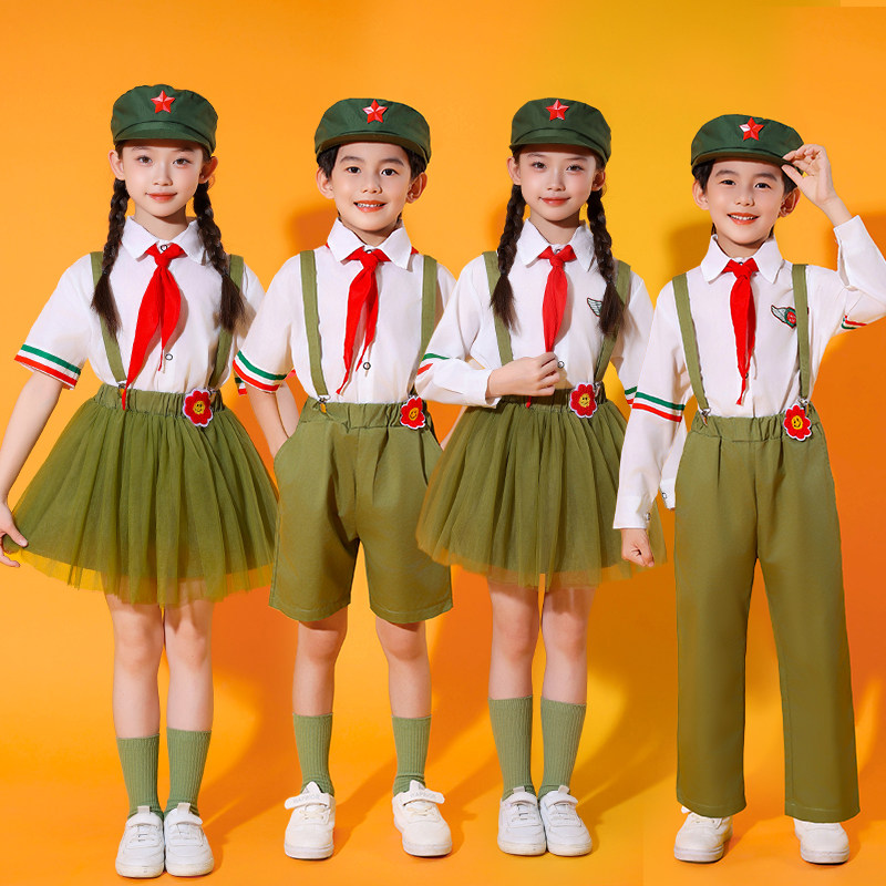 小学生朗诵中国风红歌啦啦操