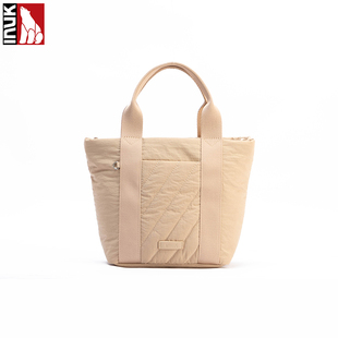 Inuk简约轻便托特包女手提电通勤云朵包旅行户外单肩斜挎包包